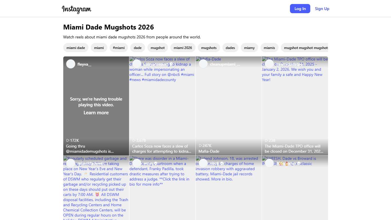 Miami Dade Mugshots 2026